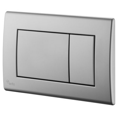 Placa Descarga SQUARE cromo brilho EE155